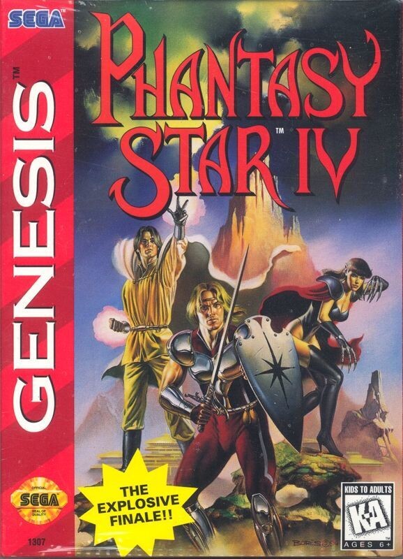 Американская обложка Phantasy Star IV